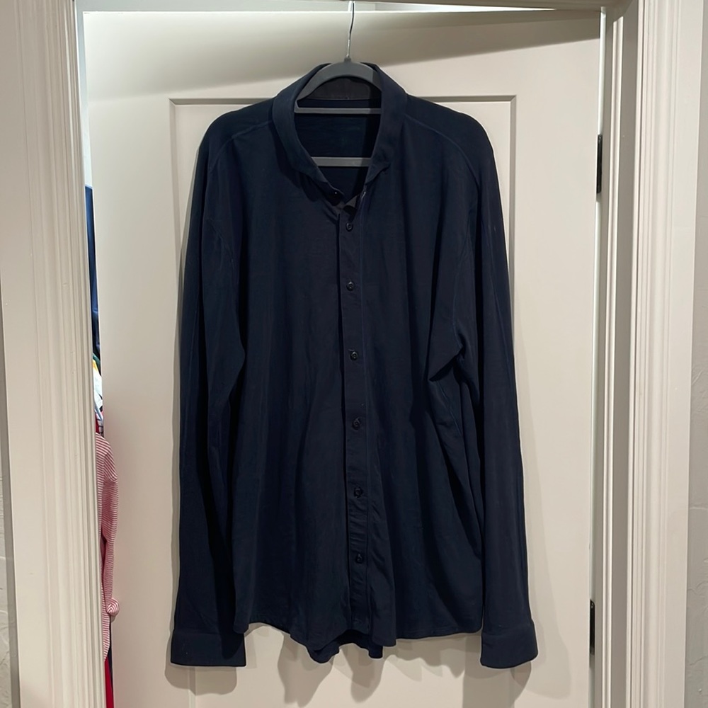 Lululemon Soft Knit Button Down XL
